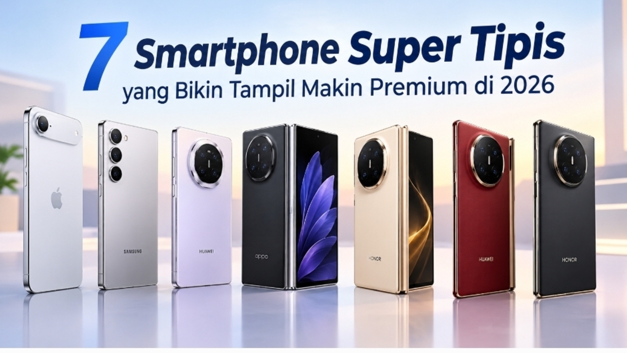 7 Smartphone Super Tipis yang Bikin Tampil Makin Premium di 2026