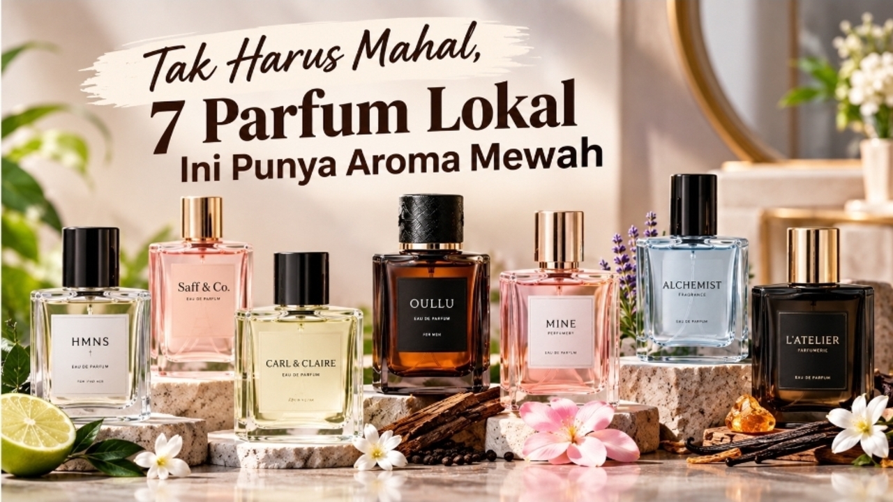 Tak Harus Mahal, 7 Parfum Lokal Ini Punya Aroma Mewah