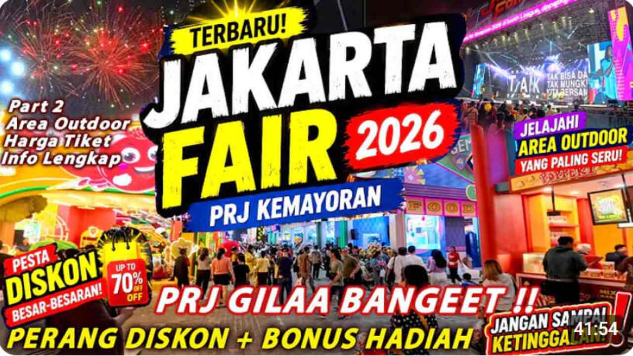 Jakarta Fair 2026 Hadirkan Diskon Motor Terbesar, DP Ringan dan Hadiah Helm Premium