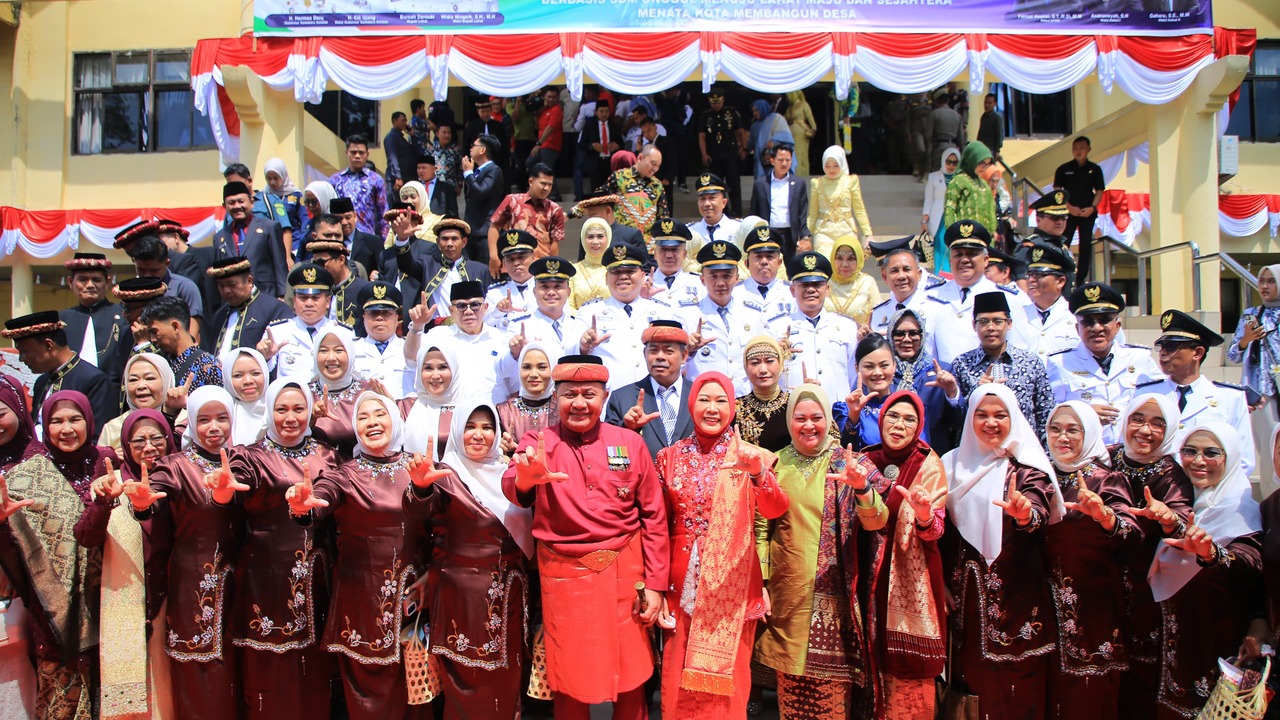 HUT ke-157 Lahat, Herman Deru Tekankan Pembangunan Berbasis SDM dan Data Akurat