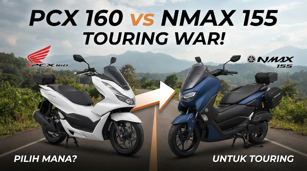 PCX 160 vs NMAX 155: Sama-sama Skutik Premium, Tapi Mana yang Lebih Worth It untuk Touring?