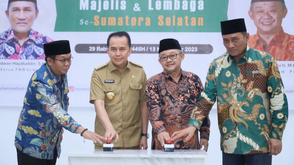 Pj Gubernur Sumsel Buka Rakerwil Muhammadiyah se-Sumsel