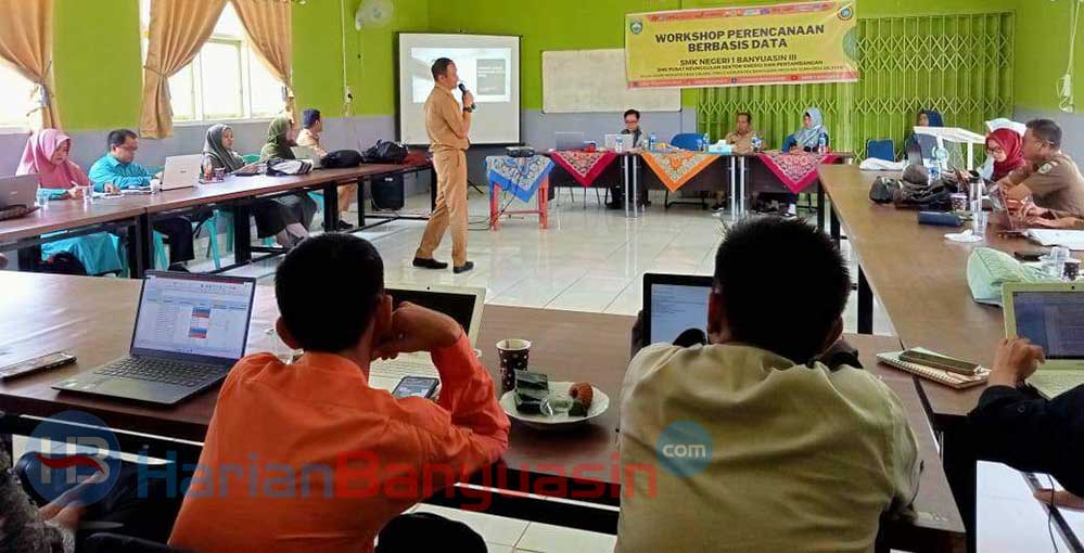 SMKN 1 Banyuasin III Gelar Workshop Perencanaan Berbasis Data