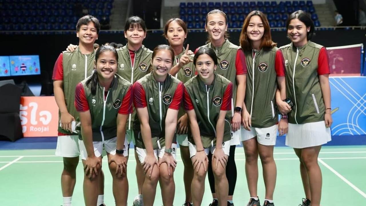 Kalah 1-3 Atas Tuan Rumah, Tim Beregu Putri Bulu Tangkis SEA Games 2025 Raih Medali Perak