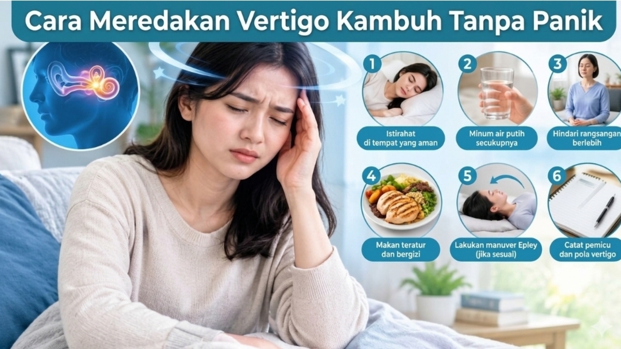Kepala Terasa Berputar? 7 Cara Meredakan Vertigo Kambuh Tanpa Panik