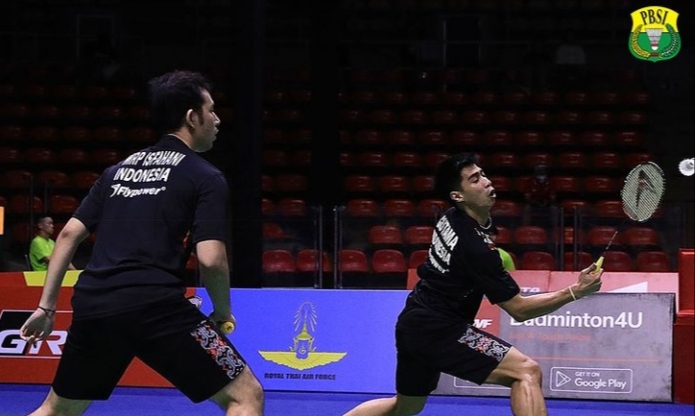 Thailand Open 2023: Sabar/Reza Tersingkir di Perempat Final