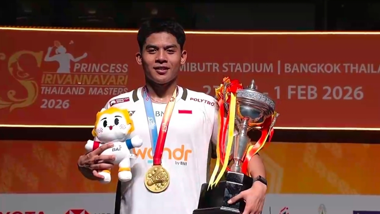 Hebat! Moh Zaki Ubaidillah Juara Thailand Masters 2026