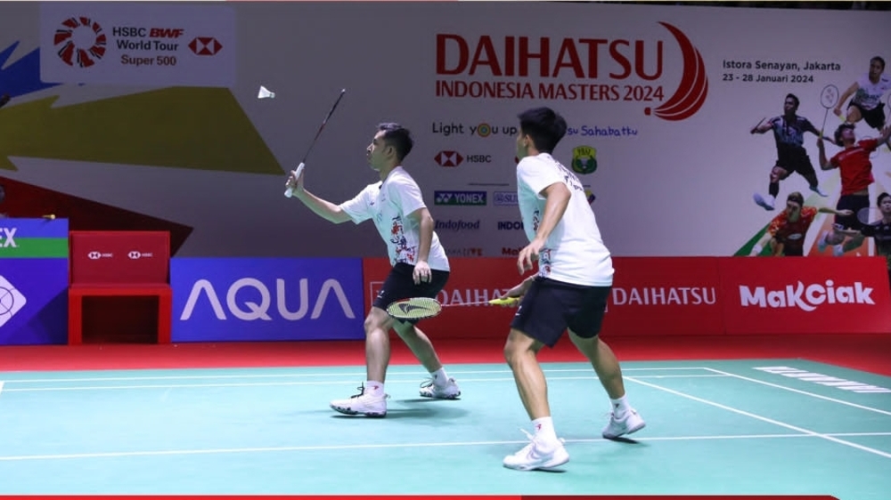 Hasil Perempat Final Indonesia Masters 2024: Sabar/Reza Kalah Rubber Game dari Wakil China 
