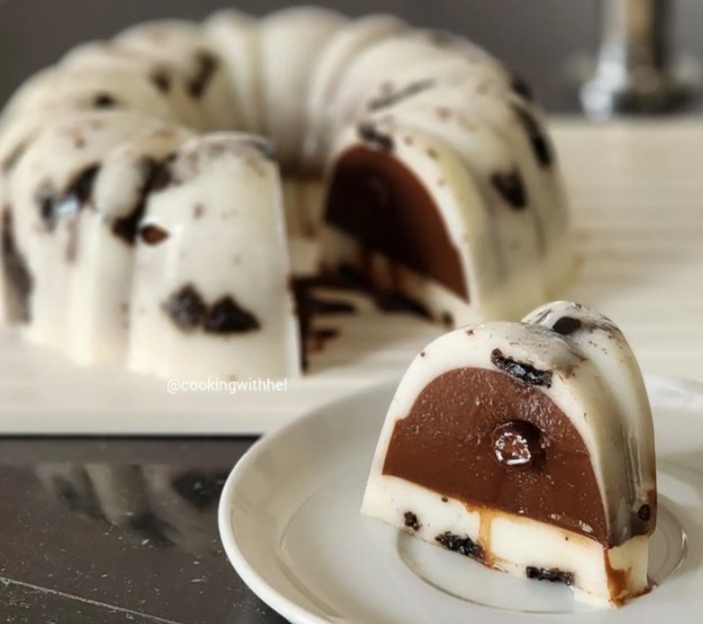 Resep Puding Oreo Coklat Nutella