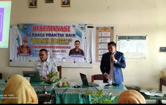 SMK-UN Banyuasin III Gelar Desiminasi Berbagi Praktik Baik Berbudaya Positif