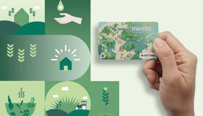 Pertama di Indonesia, Bank Mandiri Terbitkan Kartu Debit dan E-money Plastik Daur Ulang