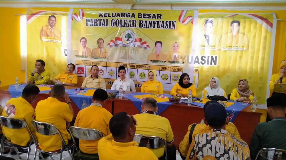 Dukung Netta Indian Maju Calon Wakil Bupati Banyuasin, DPD Partai Golkar Banyuasin: Insyaallah Kami Solid