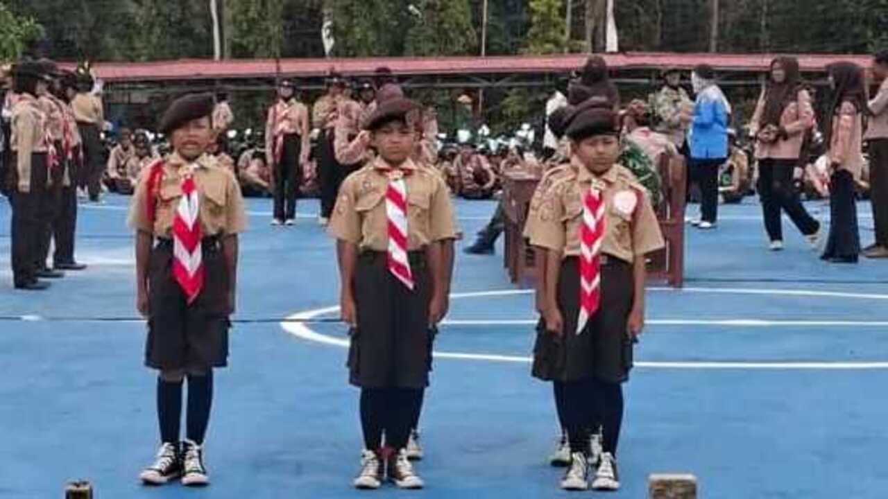 Hebat! Tim Pramuka Putra dan Putri SDN 19 Betung Juara Umum Tri Lomba Pramuka