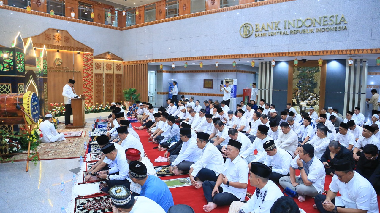 Sekda Sumsel Safari Ramadan di Kantor Bank Indonesia Palembang