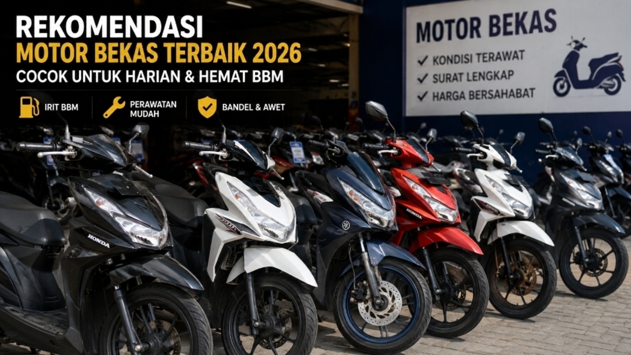 Rekomendasi Motor Bekas Terbaik 2026, Cocok untuk Harian dan Hemat BBM