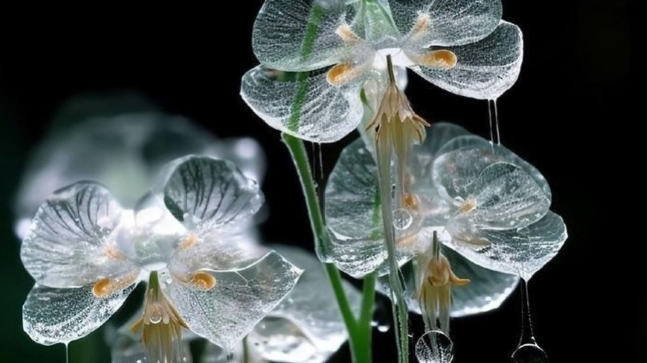 Keunikan Skeleton Flower, Kelopak Putih yang Menjadi Bening Seperti Kaca