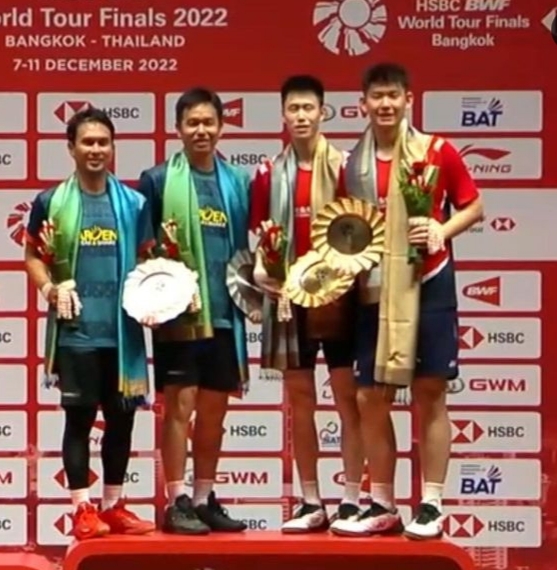 Kalah dari Liu Yu Chen/Ou Xuan Yi, Mohammad Ahsan/Hendra Setiawan harus Puas Raih Runner Up WTF 2022