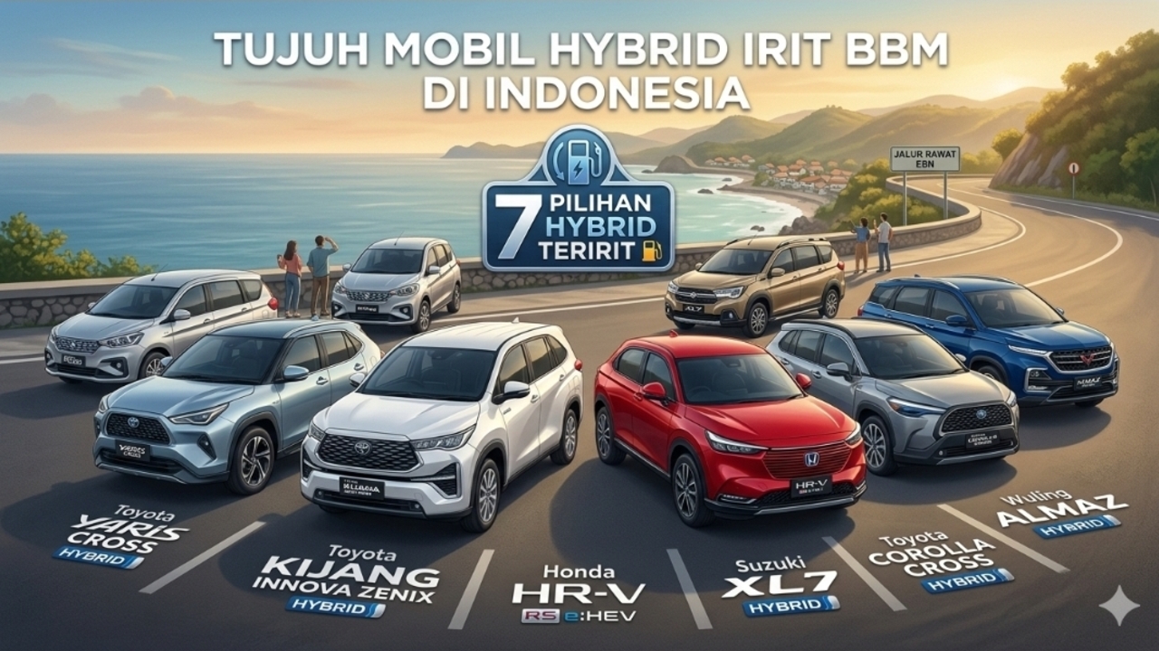 7 Mobil Hybrid Paling Irit 2026, Cocok untuk Harian