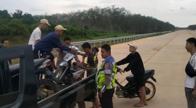 Proyek Tol Kapal Betung Jadi Tempat Aksi Balap Liar, Ini Tindakan Polisi