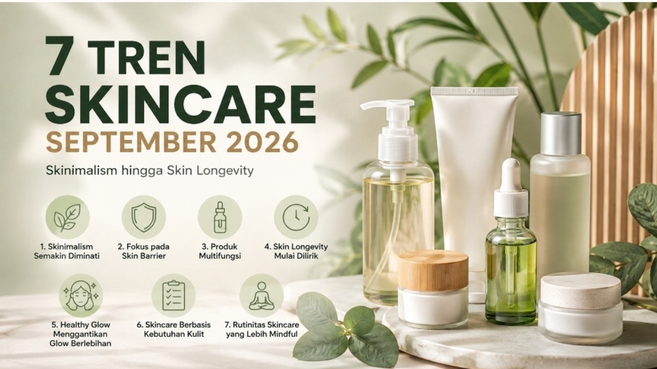 Tren Skincare September 2026: 7 Perawatan yang Bikin Kulit Sehat dan Glowing