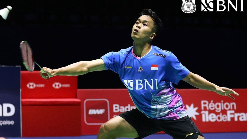 French Open 2024: Pecah Telur, Anthony Ginting Sukses Taklukkan Weng Hong Yang