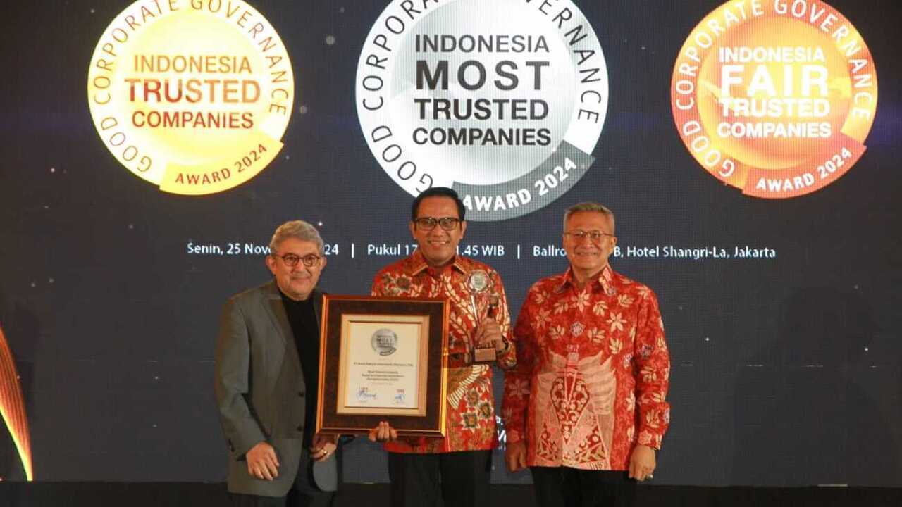 Unggul Dalam Tata Kelola, BRI Dinobatkan Sebagai The Most Trusted Company 2024