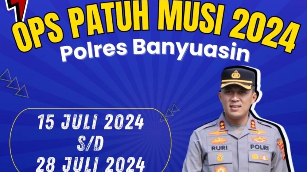 Mulai Hari Ini Polres Banyuasin Gelar Operasi Patuh Musi, 14 Pelanggaran Ini Jadi Sasarannya !