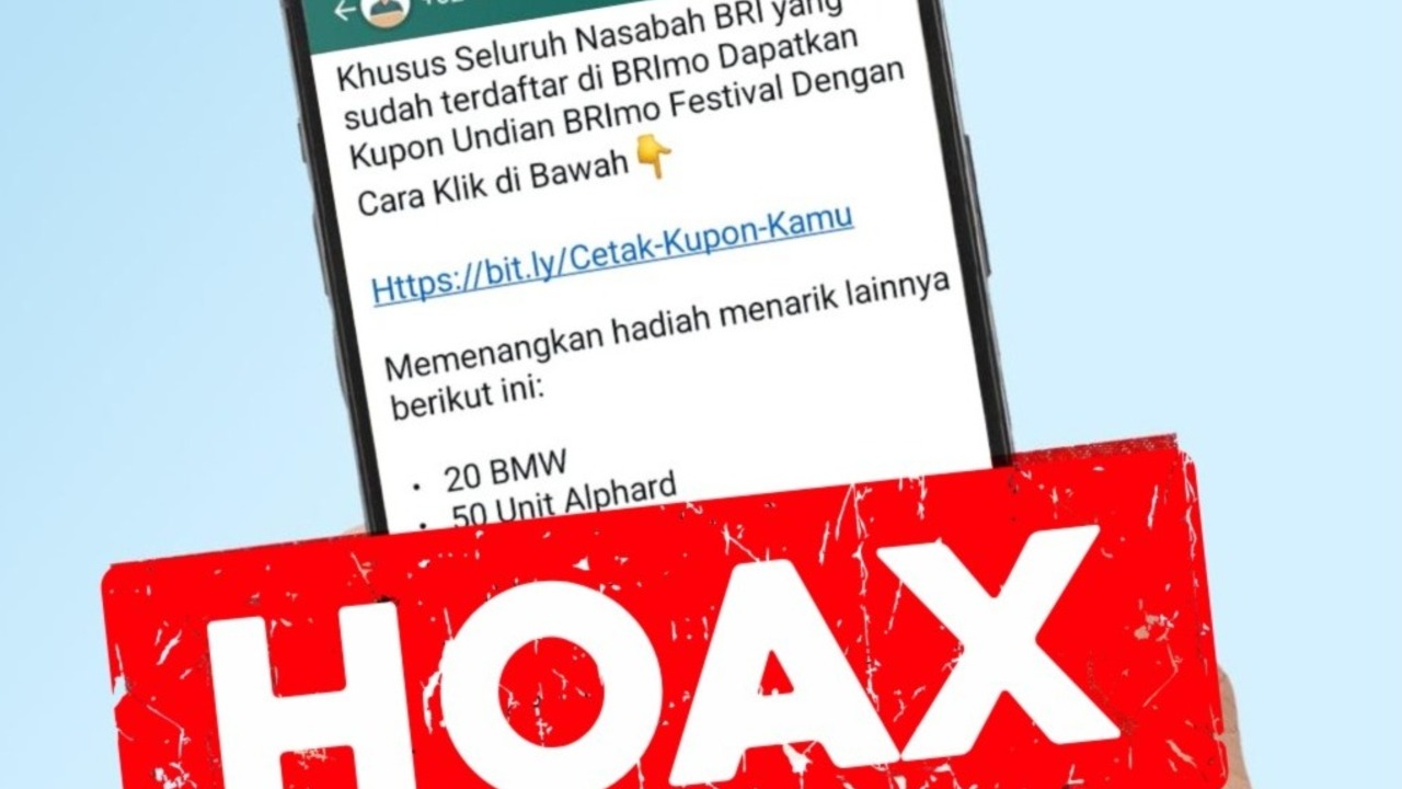 BRI Imbau Masyarakat Waspada Bahaya Klik Tautan Palsu