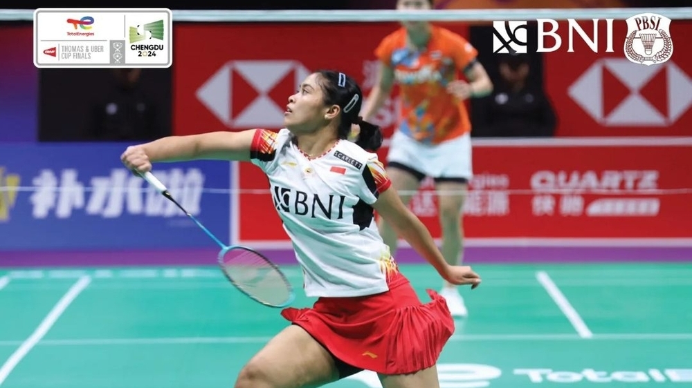 Uber Cup 2024: Kemenangan Pertama dari Intanon, Gregoria Sumbang Poin Pertama Bagi Indonesia 1-0 Thailand