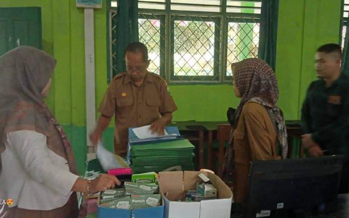 Pengawas Gelar Verifikasi Kesiapan UKK di SMK Muhammadiyah Pangkalan Balai