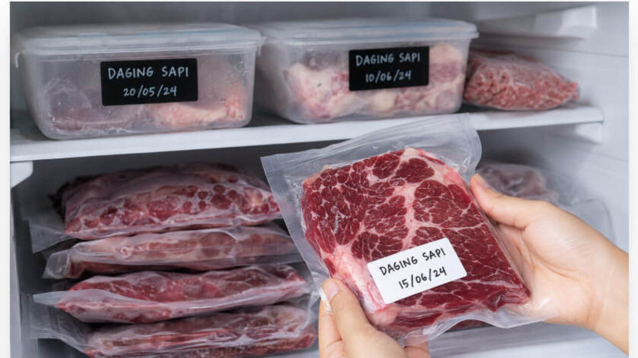 Tips Membekukan Daging Sapi di Kulkas yang Benar Agar Gizi Tetap Terjaga dan Daging Awet Lebih Lama