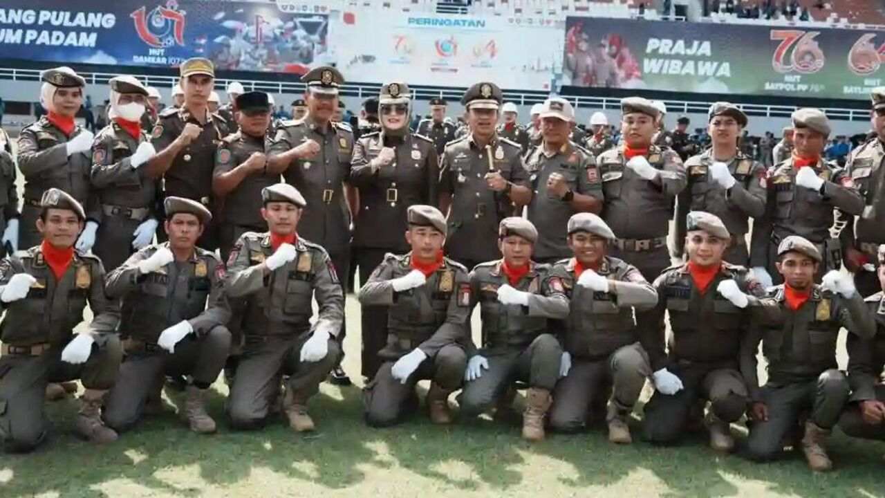 Peringatan HUT Damkar, Satpol PP, dan Satlinmas Tingkat Nasional