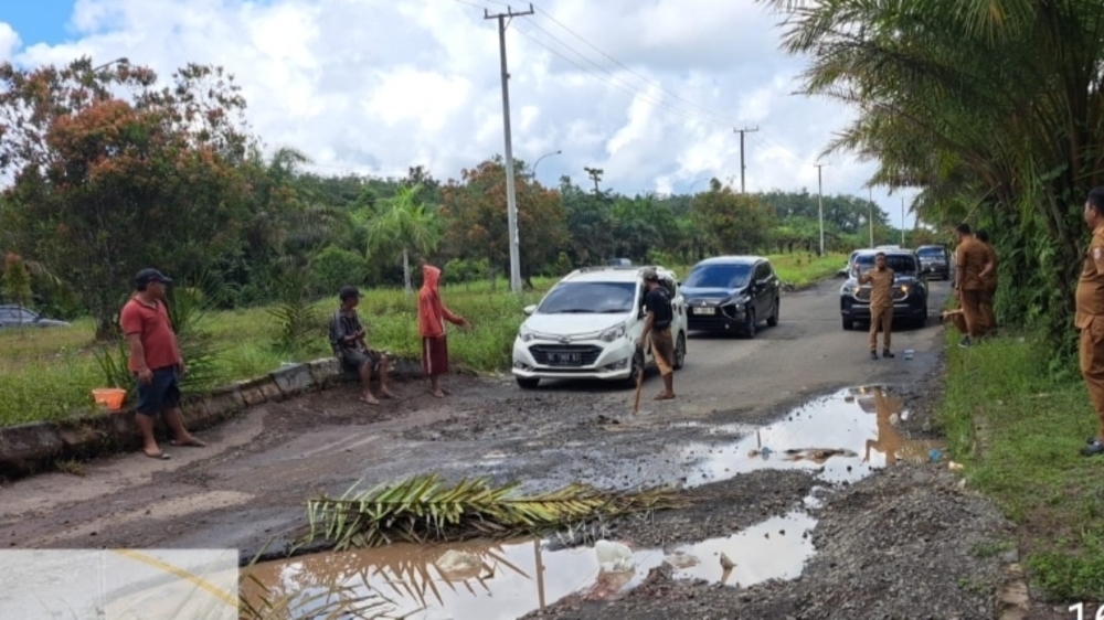 Kerusakan Jalan Lingkar Pj Bupati Banyuasin Usulan Perbaikan ke Pj Gubernur, Hanya Segini Panjangnya