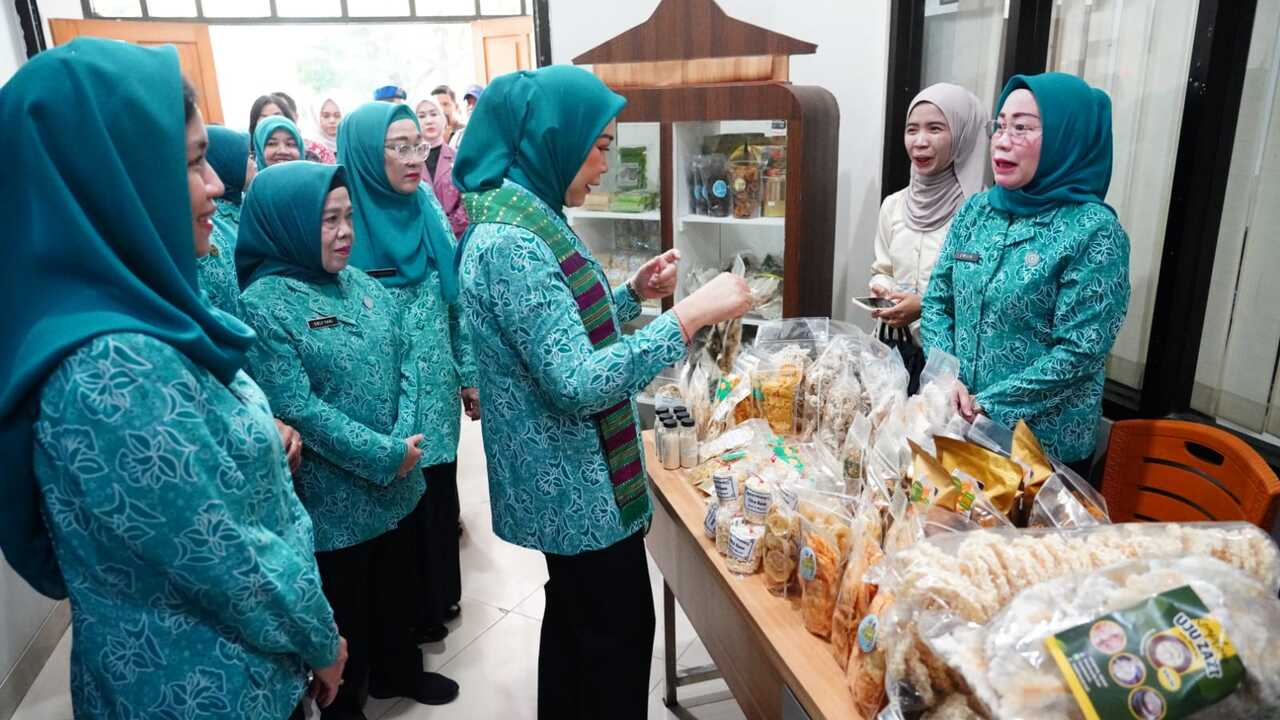 Ketua TP PKK Sumsel Minta PKK Ogan Ilir Rutin Evaluasi Program