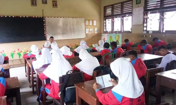 Awali Semester Genap, Ini Dilakukan SMPN 2 Banyuasin III