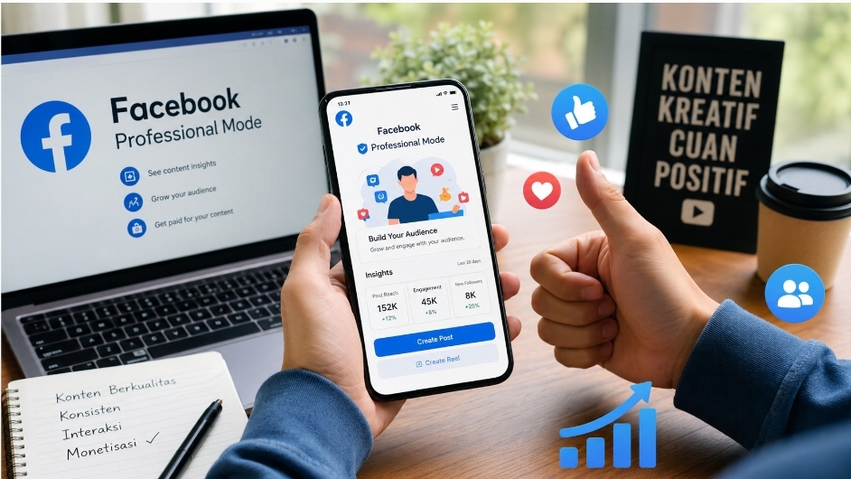 Ingin Jadi Kreator di Facebook? Ini Cara Mengaktifkan FB Pro dengan Mudah