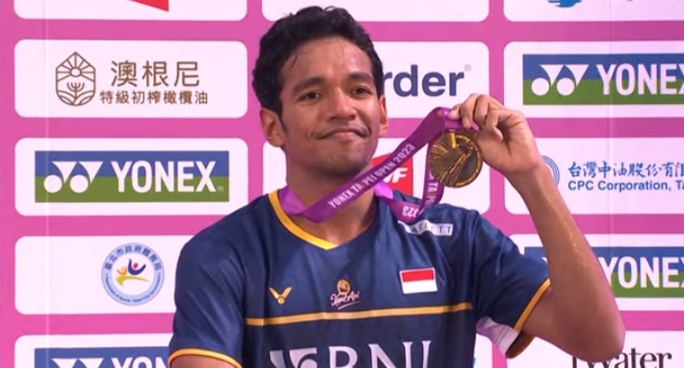 Selamat! Chico Aura Dwi Wardoyo Juara Taipei Open 2023