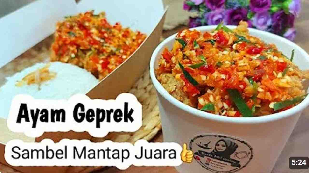 Bekal Sekolah Sehat dan Enak? Rice Bowl Ayam Geprek Jawabannya!