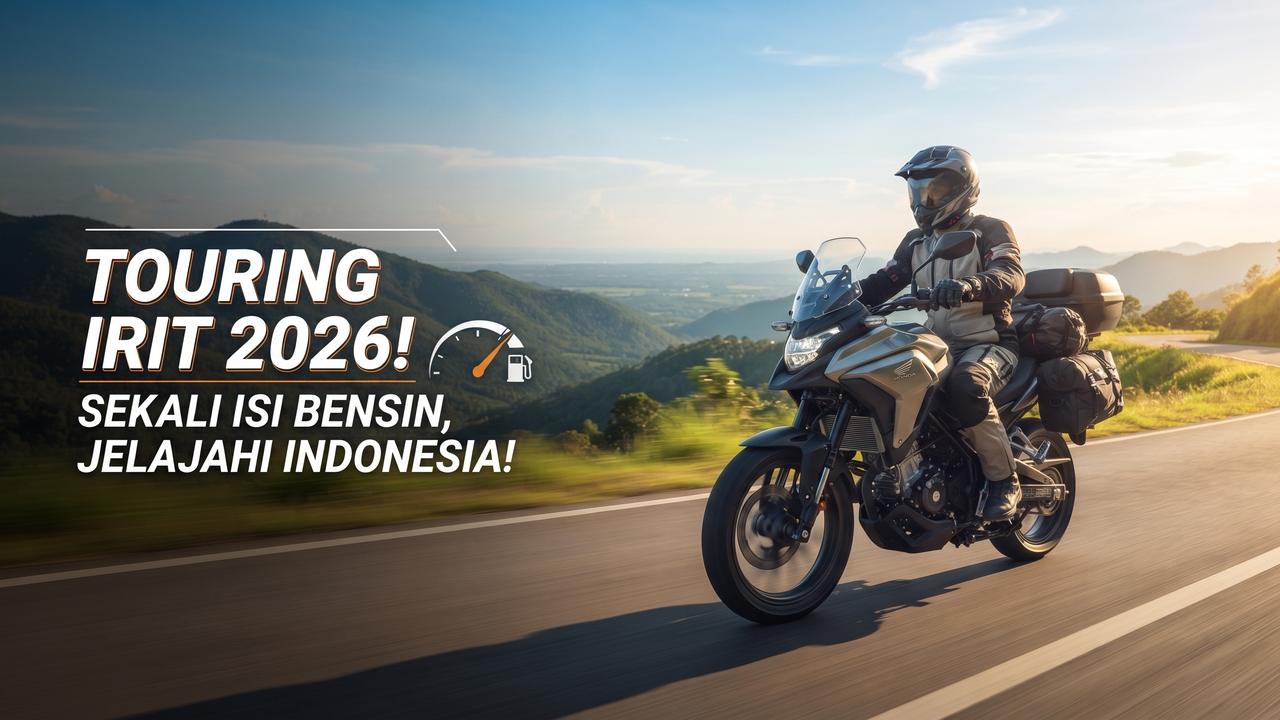 Motor Touring Paling Irit BBM 2026, Sekali Isi Bisa Sejauh Ini!