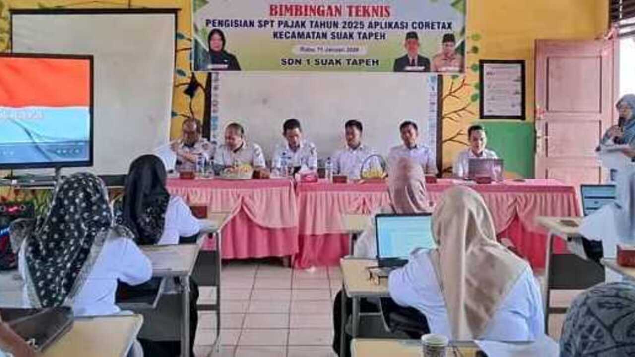 KKKS Suak Tapeh Gelar Bimtek Pengisian dan Pelaporan SPT