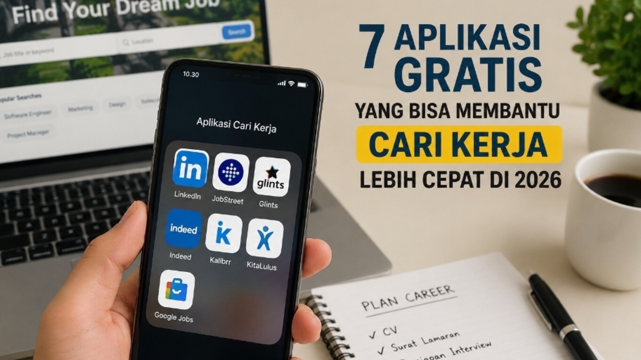 Ingin Cepat Dapat Kerja? Gunakan 7 Aplikasi Gratis Terbaik Ini di 2026