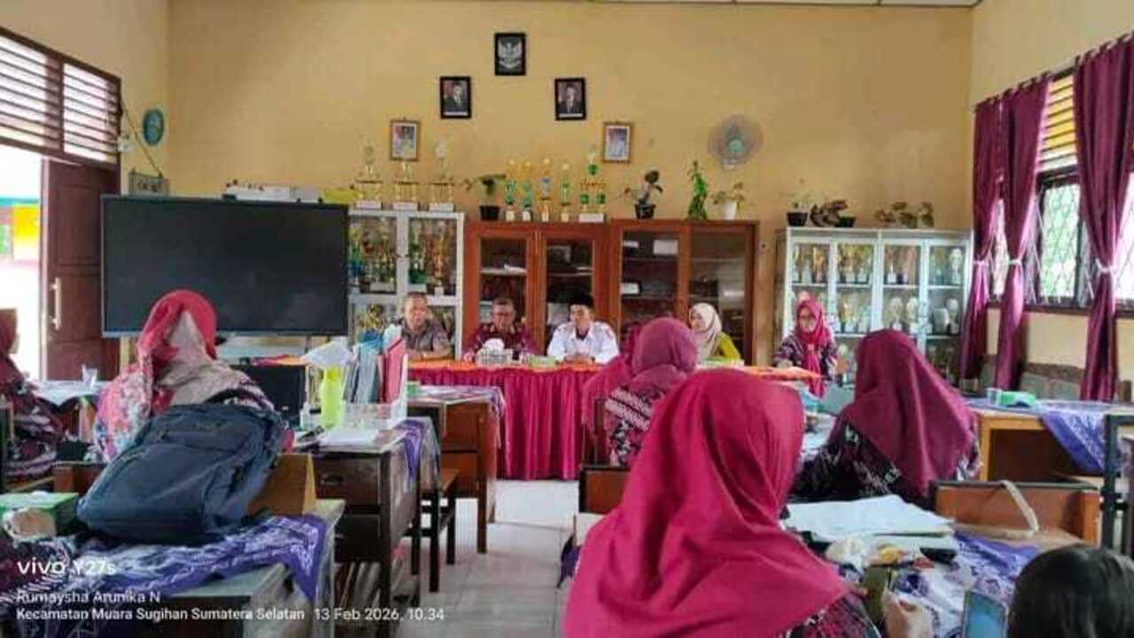 Persiapan TKA, SMPN 1 Muara Sugihan dapat Pembinaan dari Pengawas
