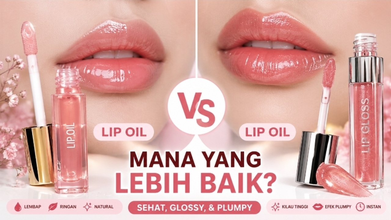 Lip Oil vs Lip Gloss, Mana yang Bikin Bibir Lebih Sehat dan Plumpy?