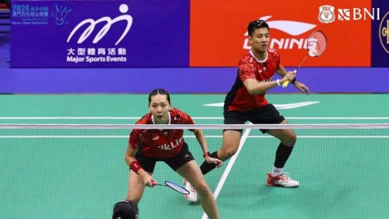 Dejan/Gloria Lolos ke Semifinal Macau Open 2024 Usai Bungkam Ganda Campuran Thailand