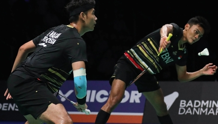 Jadwal Final Denmark Open 2023, Fikri/Bagas Hadapi Aaron/Soh