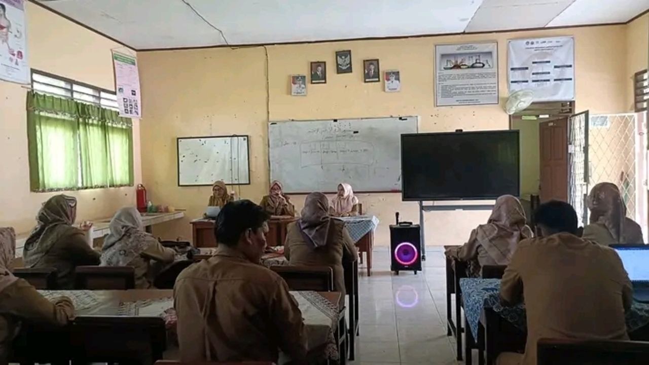 Murid SMPN 4 Banyuasin III Lulus 100 Persen