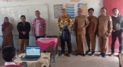 Tim Ditjen PAUD Dikdasmen Monev ANBK di Makarti Jaya