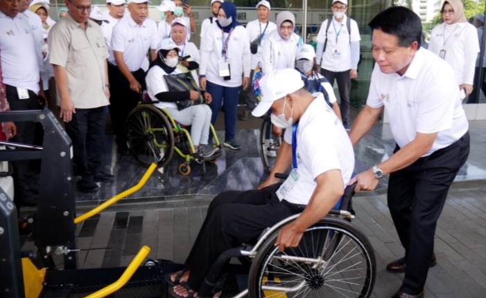 BSI Berangkatkan 619 Peserta Mudik Bareng BUMN, Ada Bus Khusus Disabilitas