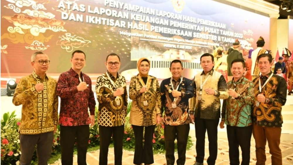 Hani Syopiar Hadiri Penyampaian Laporan Hasil Pemeriksaan Laporan Pemerintah Pusat 2023, Ini Pesan Presiden !