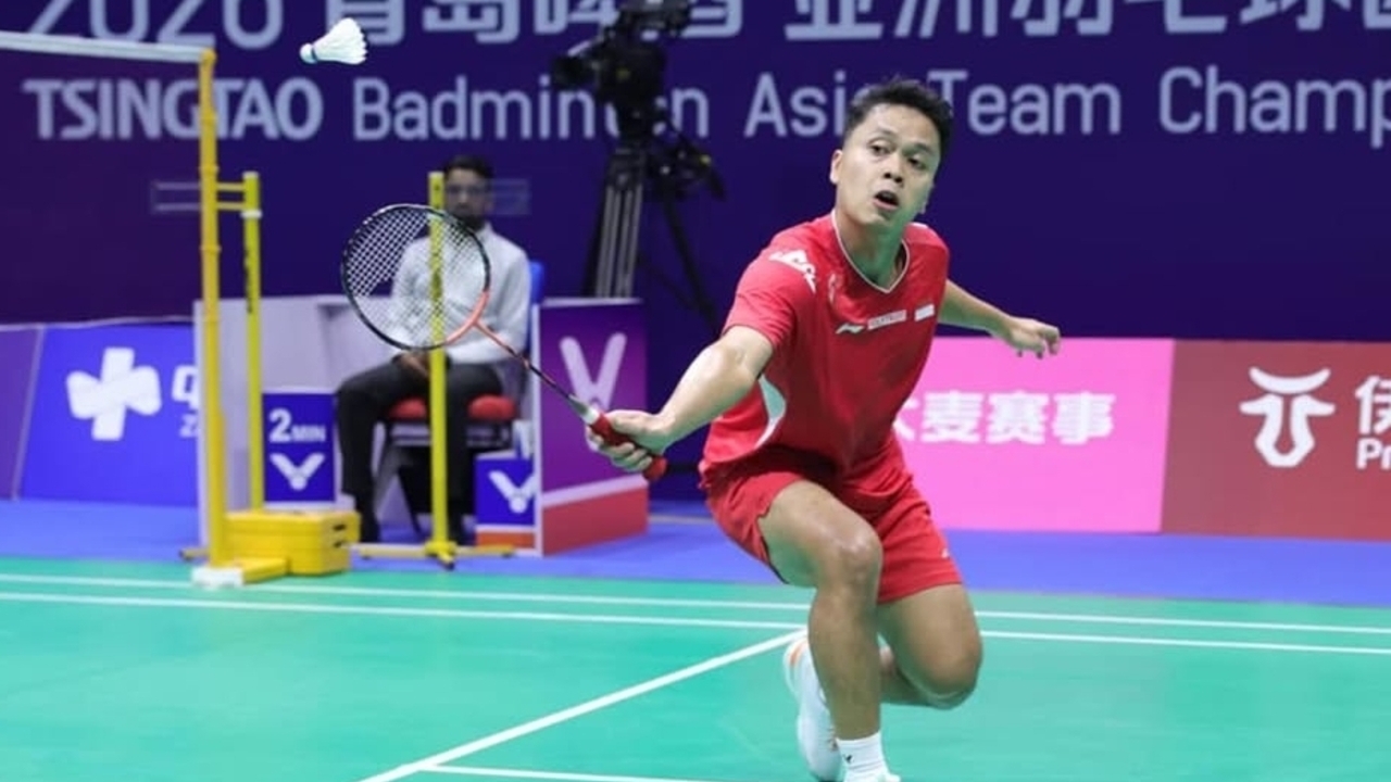 Penyisihan Grup BATC 2026: Anthony Ginting Tampil Dominan, Indonesia Unggul 2-0 atas Myanmar
